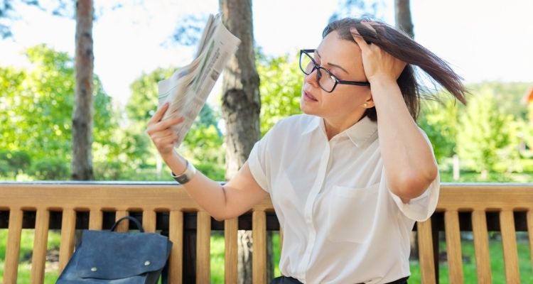 Blogartikel zu Schwitzen in den Wechseljahren