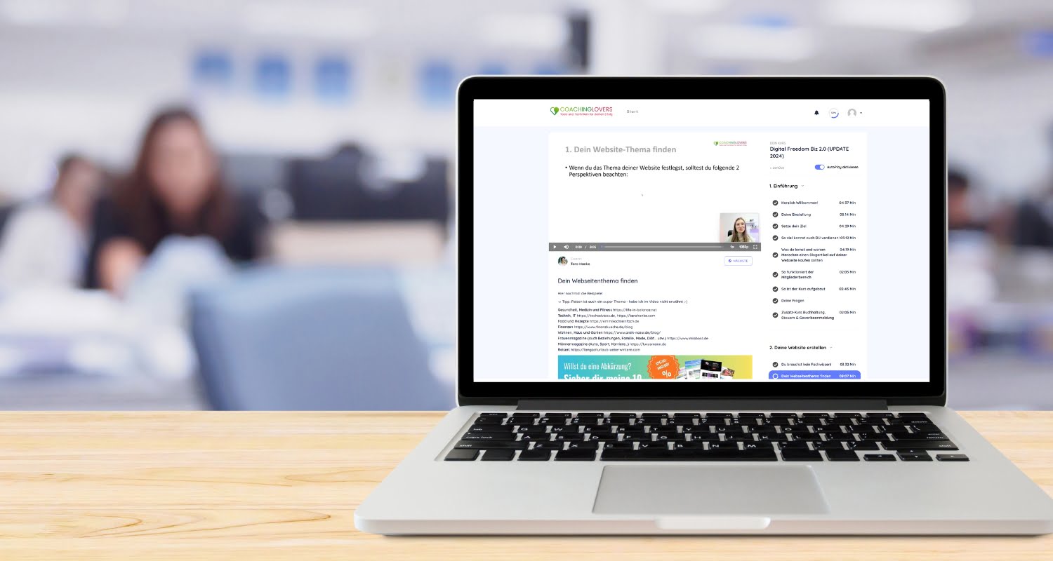 Starte dein online Business mit Digital Freedom Biz 2.0